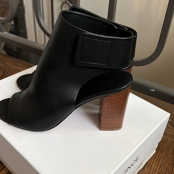 Vince Faye Black Leather size 8 ( 38) - Picture 6 of 7